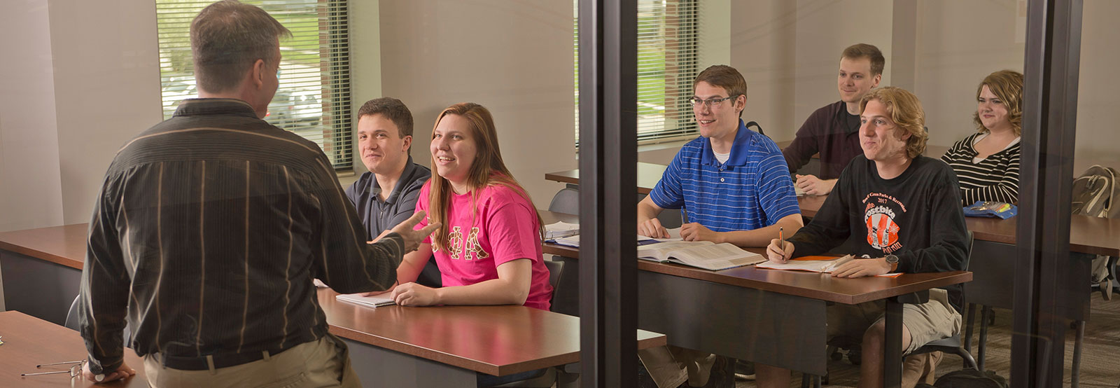 students in class