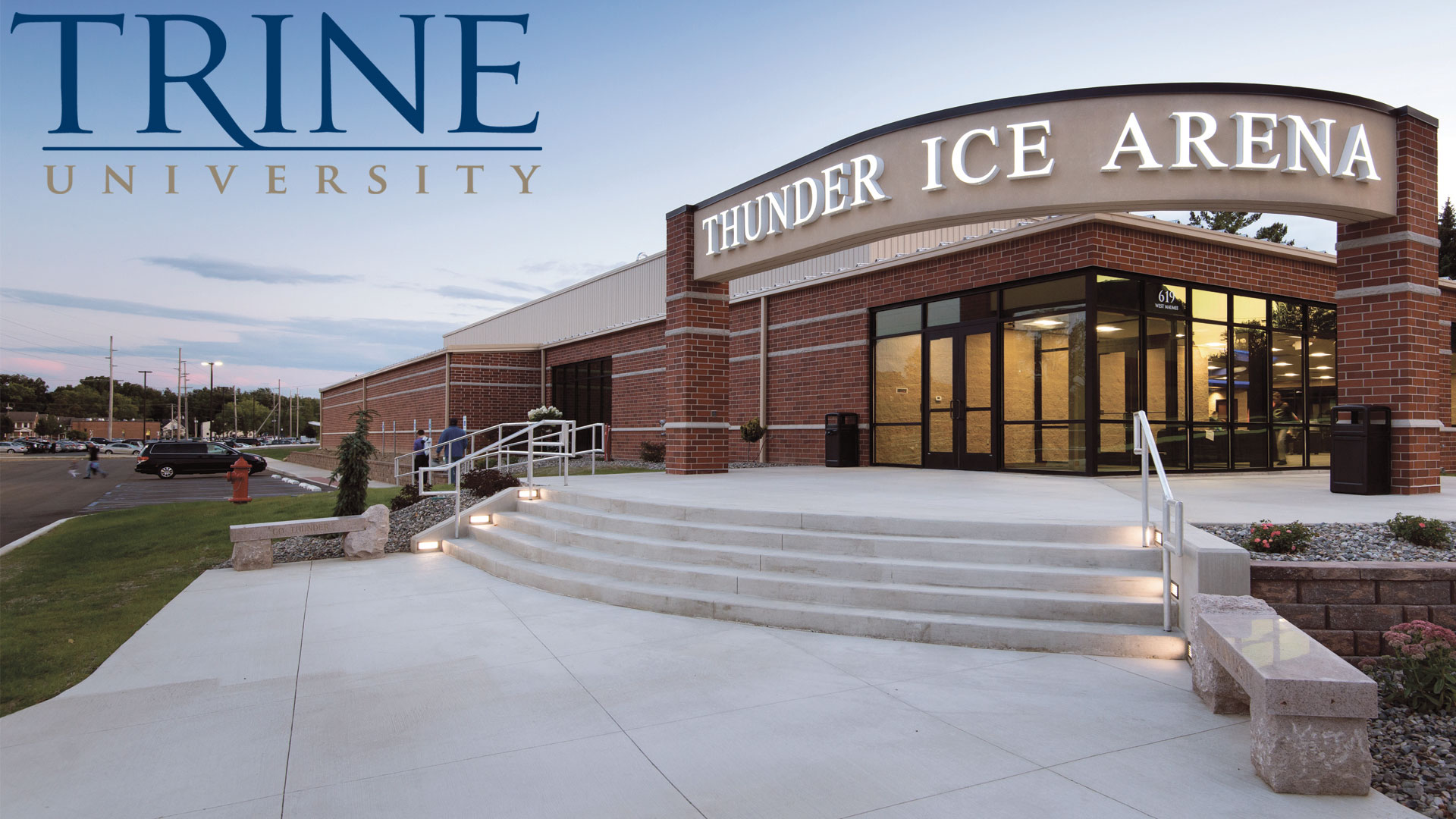 Outside photo of Thunder Ice Arena